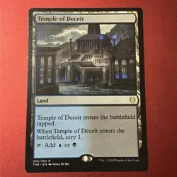 Temple Of Deceit NM/M* Theros Beyond Death ENGLISH 245/254 mtg - Image 1