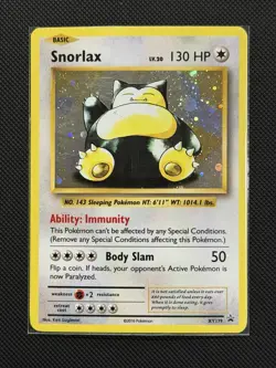 Pokemon TCG Snorlax XY179 XY Promos Promo Holo Basic 130 HP English - Image 1