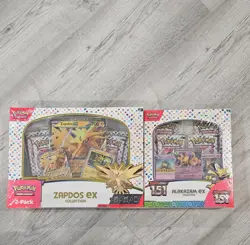 Pokemon TCG Scarlet Violet 151 Alakazam & Zapdos collection box bundle - Image 1