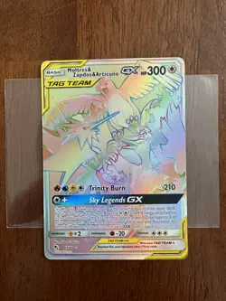 Pokemon Moltres & Zapdos & Articuno GX TAG TEAM Secret Rare Holo 69/68 300 HP #3 - Image 1