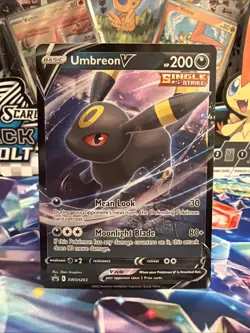 Umbreon V SWSH203 Promo SWSH Black Star Pokemon NM - Image 1