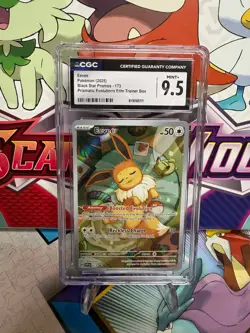 CGC 9.5 Eevee SVP 173 Black Star Promo - Prismatic Evolutions ETB - Pokemon TCG - Image 1