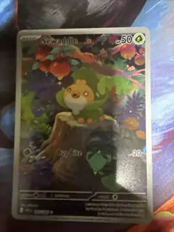 Pokemon TCG Sewaddle 87/86 Sv: White Flare Holo Black Bolt IR - Image 1