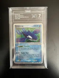 KYOGRE EX 2006 POKEMON EX #95/100 CRYSTAL GUARDIANS ULTRA RARE TAG 7 - Image 3