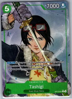 Tashigi (Alt Art) OP12-031 English Legacy of the Master - One Piece Card - NM - Image 1
