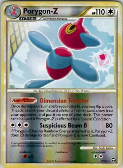 Porygon-Z Holo Rare Triumphant 7/102 LP Reverse Holo - Image 1