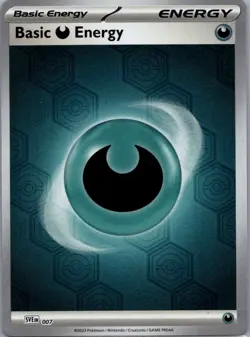 NM - Basic Darkness Energy #7 | Holo Common | SV: Shrouded Fable - Image 1