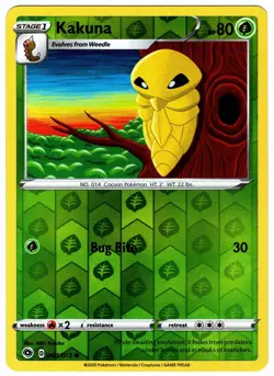 Pokemon Card KAKUNA 003/073 Reverse Holo Common CHAMPIONS PATH - Image 1