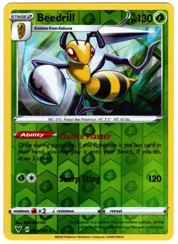 Pokemon Card BEEDRILL 003/185 Reverse Holo Rare VIVID VOLTAGE - Image 1