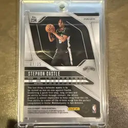 Stephon Castle 2024-25 Panini Prizm #234 Purple Pulsar SSP 1/35 First On Print! - Image 4