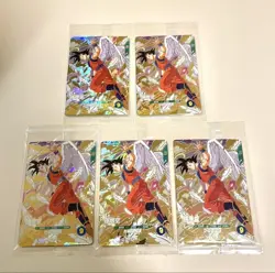 Dragon Ball Super Goku SDVP020 Promo Card Set of 5 Unopened Good - Image 1