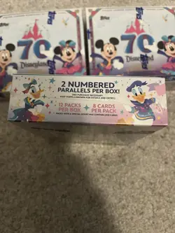2025 Topps Disneyland 70th Anniversary Factory Sealed Hobby Box New (LOT OF 3) - Image 2