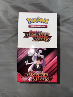 Pokemon TCG Destined Rivals Half Booster Box 18 Packs New (Unsealed Box) - Image 1