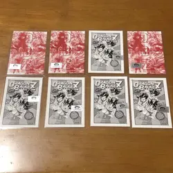 Dragon Ball 8 Card Set Laminated Rare Clean Condition Collectible - Image 2