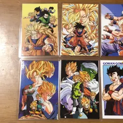 Dragon Ball 8 Card Set Laminated Rare Clean Condition Collectible - Image 3