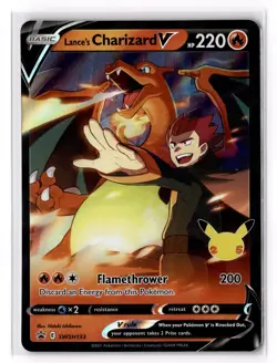 Lance's Charizard V SWSH133 SWSH: Sword & Shield Promo Cards Holofoil NM - Image 1