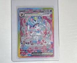 Pokemon Sylveon EX 156/151 Holo Rare Stage 1 Fairy 270 HP Card 151 Set - Image 1