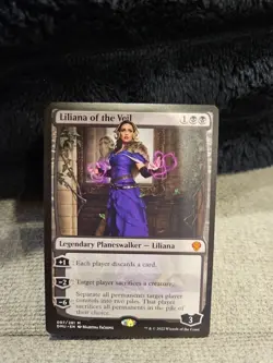 Liliana of the Veil Mythic Regular Card Dominaria United Set - Image 1