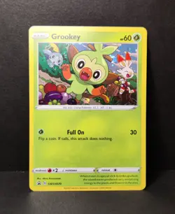 GROOKEY SWSH 070 Black Star Promo Cosmos Holo Rare Pokemon Card NM Near Mint - Image 1
