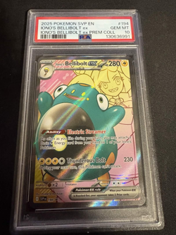 Iono's Bellibolt ex 194 Sv: Scarlet & Violet Promo Cards Holo PSA GEM MINT 10 - Image 1
