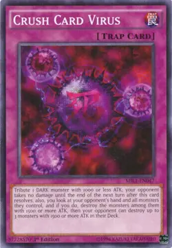 Crush Card Virus - MIL1-EN047 - Common - 1st Edition - Yugioh - Image 1