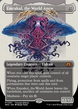 Emrakul, the World Anew - Foil Extended Art MH3 NM MTG - Image 1