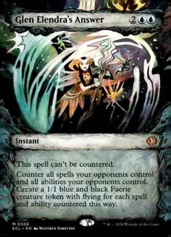 Glen Elendra's Answer (Showcase) M Lorwyn Eclipsed 306 NM - Image 1