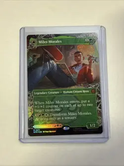 MTG Miles Morales / Ultimate Spider-Man (Borderless) Marvel's Spider-Man Foil - Image 1