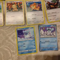 Pokemon 12-Card Lot - Bear Pack (Teddiursa, Stufful, Cubchoo) - Image 4