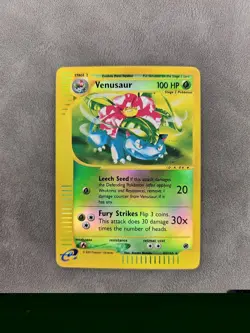 Pokemon TCG Venusaur 67/165 Reverse Holo Rare Expedition Base Set E-Reader - NM - Image 1