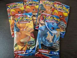 Pokemon Pokedex Chulls Sticker Pack - 6 Packs (Spanish) brand new sealed - Image 1