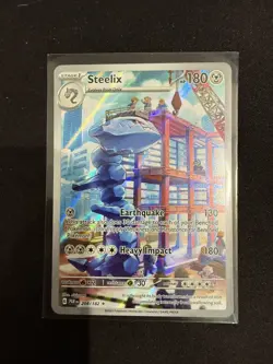Steelix - 208/182 - Illustration Rare Pokemon Paradox Rift NM - Image 1