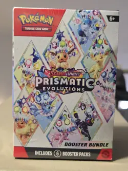 Pokemon TCG Scarlet & Violet Prismatic Evolutions Booster Bundle New Sealed - Image 1