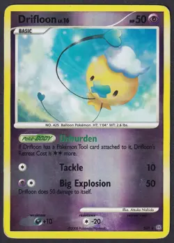 Pokemon Drifloon SH1 Reverse Holo Stormfront - Image 1