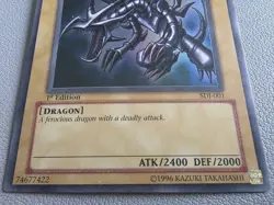 Yu-Gi-Oh! TCG Konami Red-Eyes B. Dragon SDJ-001 Starter Deck Joey 1st Edition U… - Image 3