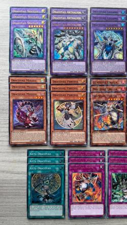 Dracotail Deck Core (Complete) Phryxul Faimena Lukias Mululu Arthalion AE YuGiOh - Image 2