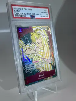 PSA 10 2024 SANJI ONE PIECE ENGLISH VERSION 1ST ANNIVERSARY SET #013 - Image 2