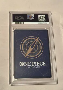 One Piece CCG Trafalgar Law Manga Alt Art Foil OP10-119 PSA 9 2024 - Image 2