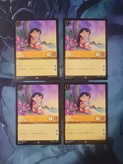 Lilo 9/204 Disney Lorcana The First Chapter Regular Rare Card NM (4) - Image 1