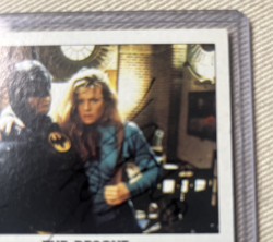 Hard Signed KIM BASINGER Autographed DC Comics BATMAN Trading Card 74 The Rescue - Image 2