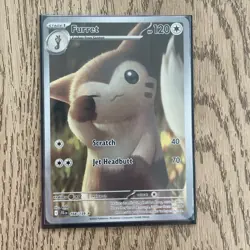 Pokemon TCG Furret Journey Together 168/159 Illustration Rare Card NM Condition - Image 1