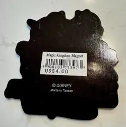 VTG Walt Disney World Magic Kingdom Dumbo Fridge Magnet Souvenir WDW Castle RARE - Image 3