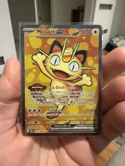 Meowth Ex Full Art 107/088 - Pokemon TCG Perfect Order - Pack Fresh - Image 1