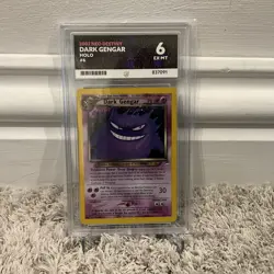 Pokemon TCG Dark Gengar Neo Destiny Holo Rare 2002 6/105 - ACE 6 - Image 1