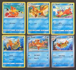 Pokemon Buizel & Floatzel Bundle - 6 Cards - Near Mint Condition - Image 1