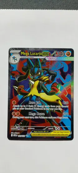 Mega Lucario EX 160/132 Mega Evolution Pokemon Cards - Image 1