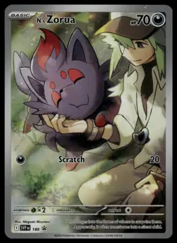 N's Zorua SVP 189 Promo Full Art SVP Black Star Promos - Image 1