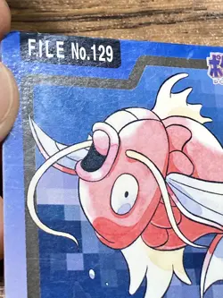 Pokemon Carddass Card Magikarp File No.129 Bandai Pocket Monsters 1997 Japan - Image 3