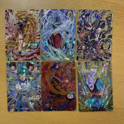 Dragon Ball Super Heroes SB01019 Fusion World Rare Card Set of 6 - Image 1