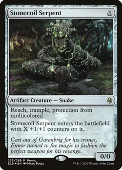 Stonecoil Serpent (#235) - Foil Promo ELD NM MTG - Image 1